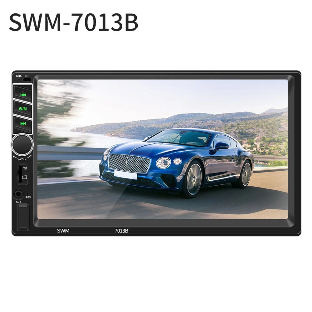 

SWM 7013B 7 Inches Bluetooth MP4 MP5 Player Stereo Audio 1080P Video Player with FM Radio Rear View TF Remote Control