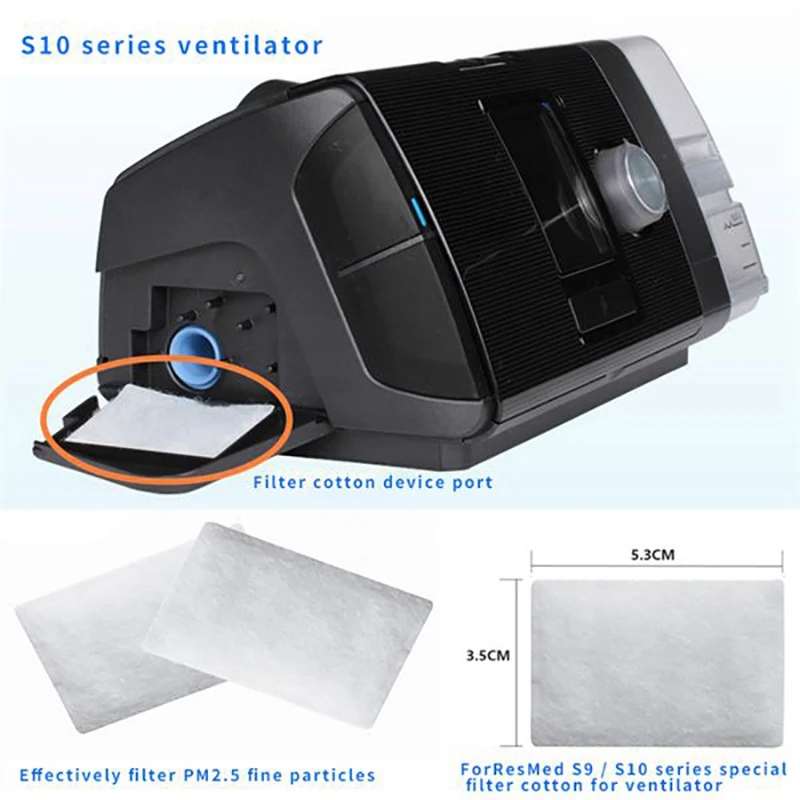 HOT-30Pcs Disposable Air Filters Premium Disposable Universal Replacement Filters for ResMed AirSense 10 AirCurve10 S9 - Famidy.com