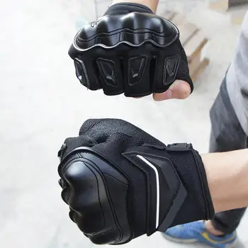 

1 Pair Motorcycle Motorbike Riding Half Finger Anti-shock Protection Gloves hygiene mask Dropshipping Instock fast shipment