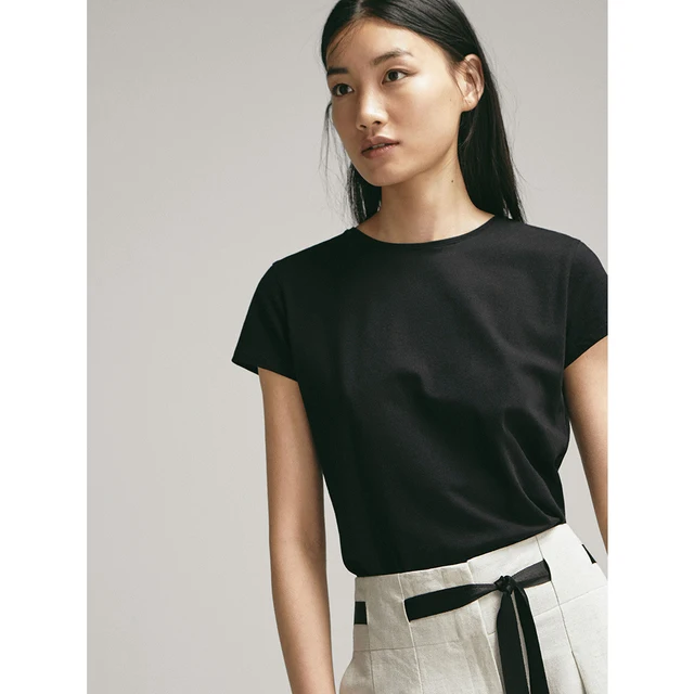 MRMT 2025 Brand New 100% Cotton Women's T-Shirts Short Sleeves Solid Color Women T shirt for Female T-shirt Tops Woman Tshirt 5