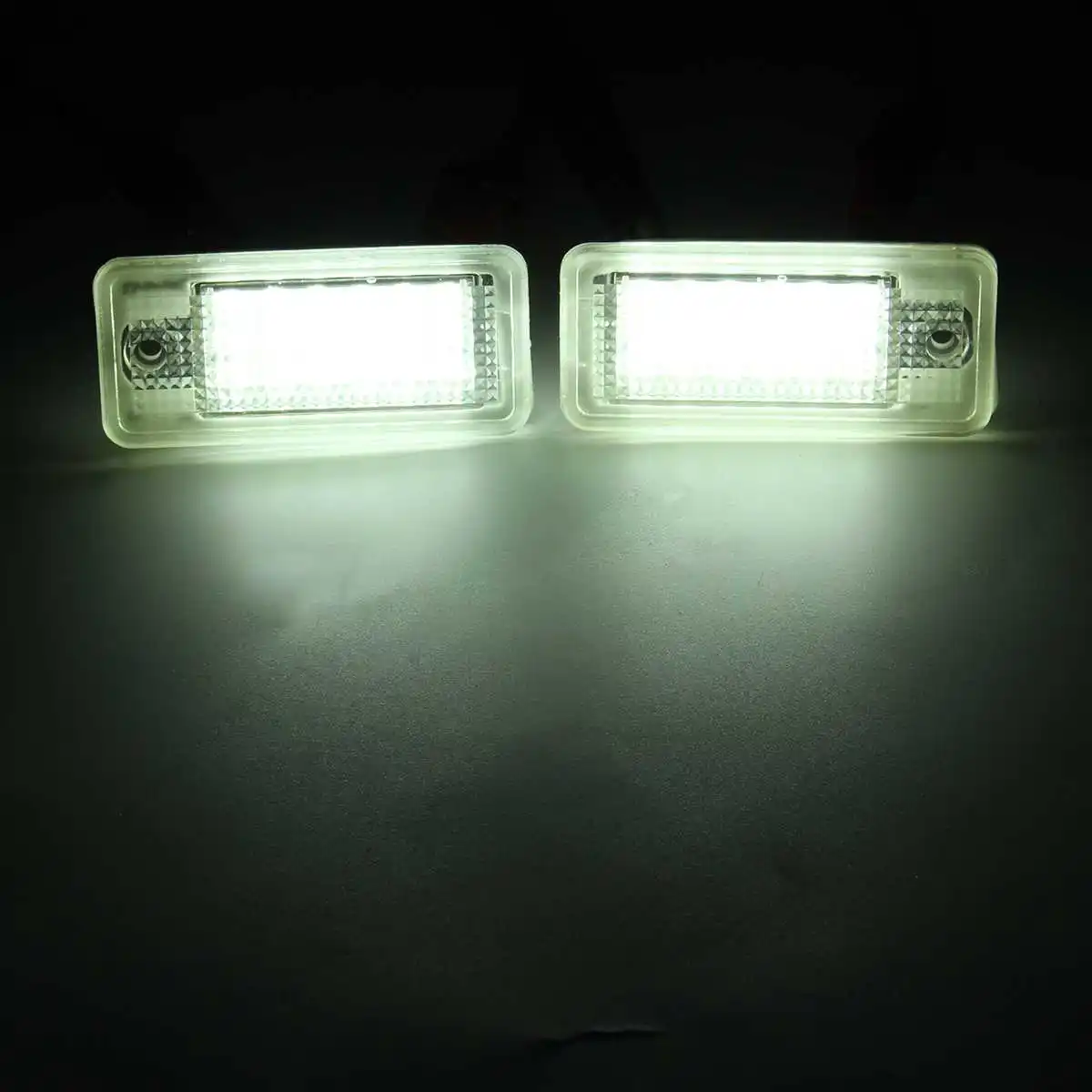 2X ошибок 18 SMD автомобиля светодиодный номерной знак светильник для Audi A4 A3 A6 C6 A8 B6 B7 S4 S3 S8 Q7 RS4 RS6 Q7