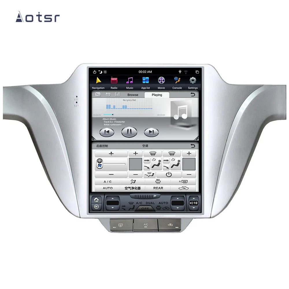 Android 9 64+ 4G Tesla verticl автомобильный dvd-плеер навигация для Nissan TIIDA 2008-2011 Автомобильный gps Радио Стерео мультимедиа головное устройство