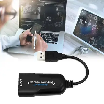 

Portable USB 3.0 HDMI Game Capture Card 1080P placa streaming Adapter Recording Reliable For Live Broadcasts Video video de R0S1