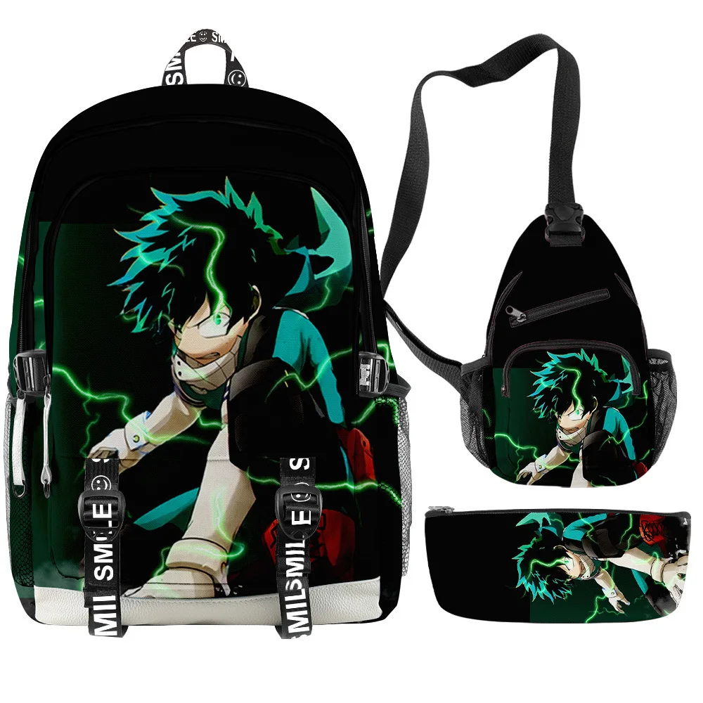 Japan Anime My Hero Academia Backpacks School Bags Boys Girls Teenage Students Cosplay Anime Cartoon Laptop Sports Travel Bags