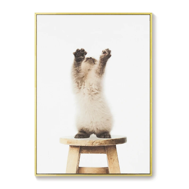 Baby-Animal-Stand-On-Chair-Poster-Rabbit-Dog-Cat-Canvas-Painting-Nursery-Wall-Art-Nordic-Picture (8)