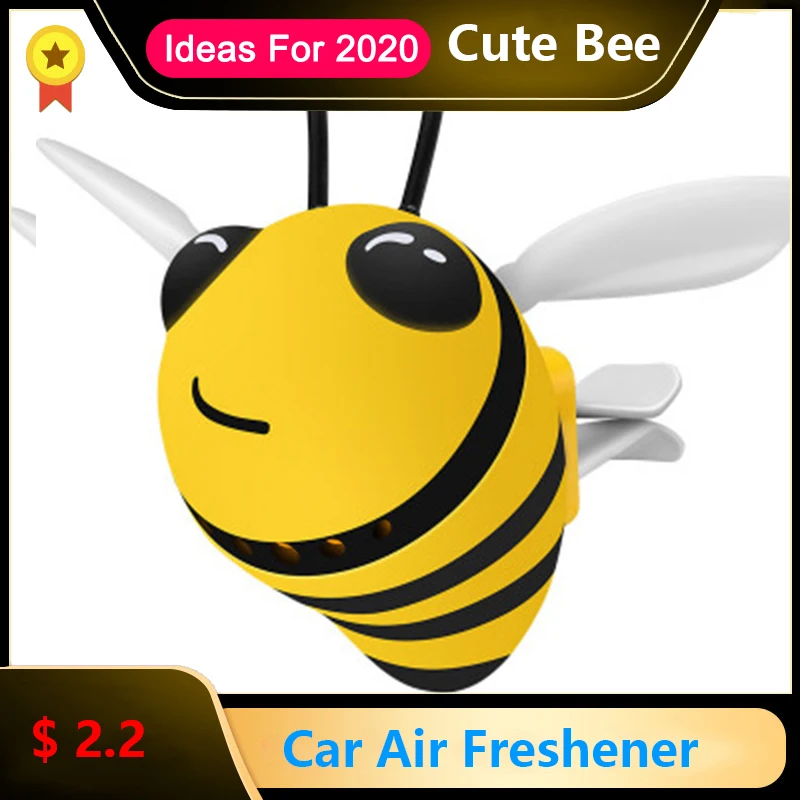 

Creative Bee Car Air Freshener outlet clip flavor Auto perfume diffuser Car fragrances decoration Accessories flavoring