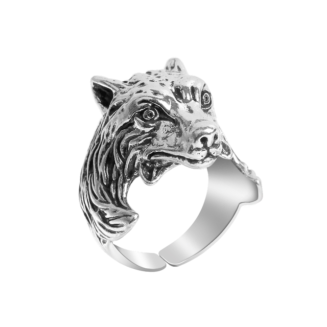Punk Domineering Animal Dragon Designs Adjustable Rings For Men Teen Boys Retro Cool Fashion Party Jewelry Gift For Men
