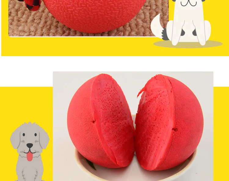 Pet Teddy Puppy, средний и большой размер, игрушка для собак, устойчивая к укусам, мяч, тренировочный Твердый эластичный мяч, золотистый ретривер, игра, собака, молярная