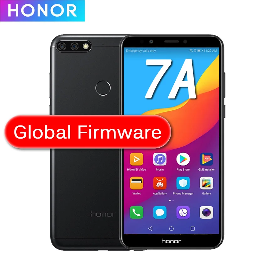 Телефон Honor 7A Play 5 7 дюймовый экран 2 ГБ 32 Snapdragon 430 восемь ядер передняя камера 0.0 Мп