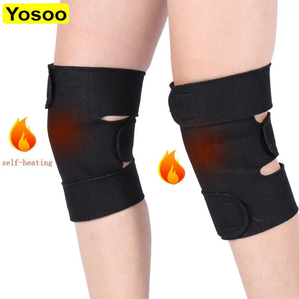 Наколенники для облегчения боли при артрите 1 пара|heating knee pad|brace supportmagnetic therapy |