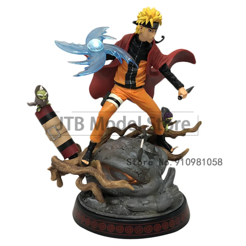 NARUTO GK STATUE Uzumaki SENNIN SAGE Mode Action Figure Anime Gift 29cm