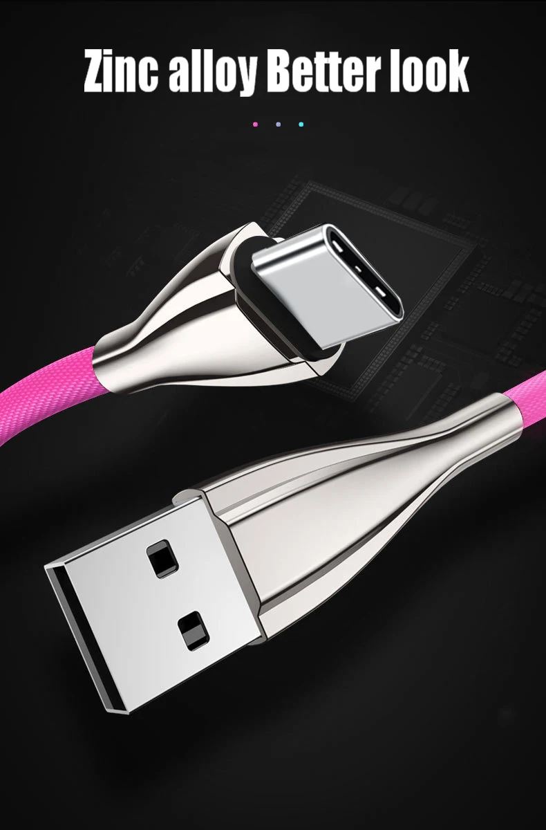 Радужный Цвет usb type C кабель для samsung S9 S8 Plus Быстрая зарядка для huawei P30 Pro Xiaomi Redmi Note7 зарядный кабель для передачи данных