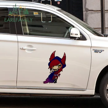 

EARLFAMILY 43cm x 31.8cm for LOL Xayah Auto Bumper Window Car Stickers Fashion Occlusion Scratch 3D Waterproof Decal Decoration