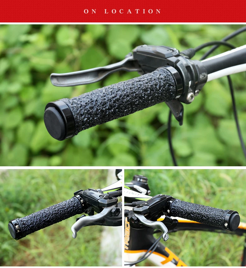 Пара резиновых велосипедов эргономичные Грипсы MTB bmxроуд велосипед ручки анти скольжения горный велосипед руль ручки Велоспорт части
