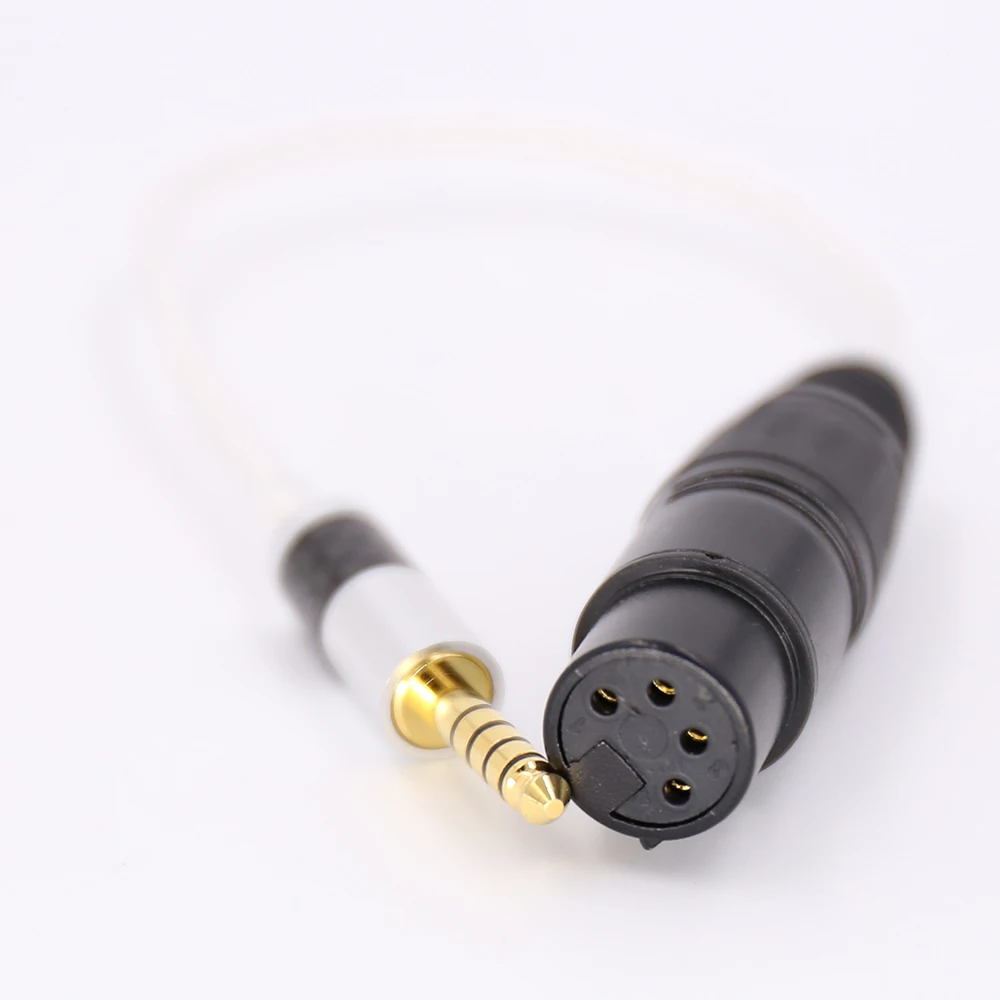 Audiocrast 4 4mm Headphone to 4 Pin XLR Female Aux Cable TRRRS Audio Jack