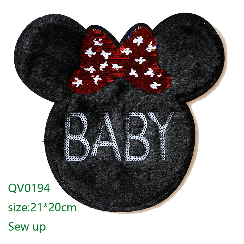 Многоцветный Cute cartoon bear, cat, snoopy icon Embroidered Iron on Patches for Clothing DIY Stripes Clothes Patchwork Stickers Custom Badge - Цвет: Многоцветный