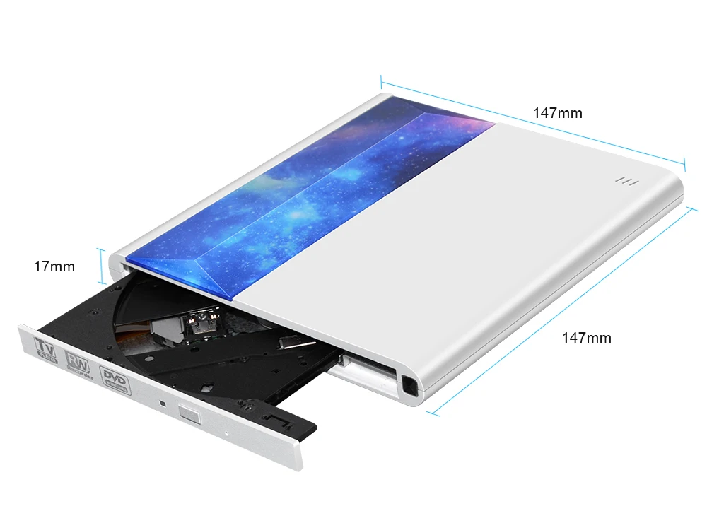 Deepfox External DVD Drive support Connecting TV