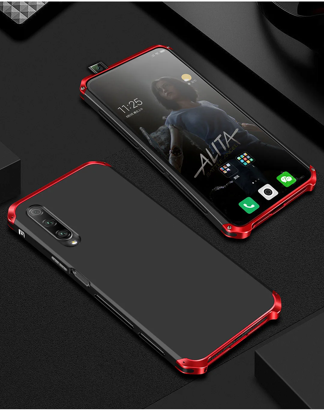 Роскошный бронированный Алюминиевый металлический корпус для huawei honor 9X 9X PRO резиновый противоударный чехол для huawei honor 9x 9x pro fundas