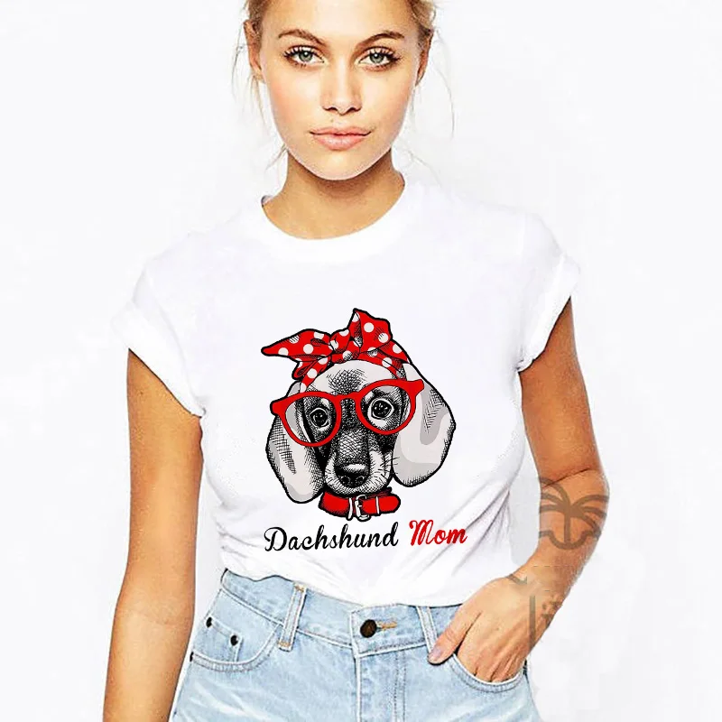 Women's T-shirt Summer Casual T-shirt Funny Kawaii Pug Printed Tshirt Cartoon Harajuku T Shirt Girls Ullzang Retro Tshirt Ladies vintage t shirts Tees