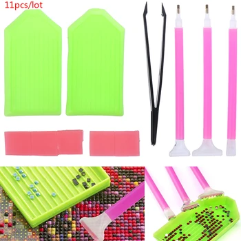

Diamond Mosaic Diamond Embroidery Tweezers/pen/glue/plastic Tray Set DIY Diamond Painting Cross Stitch Sewing Accessories Tool