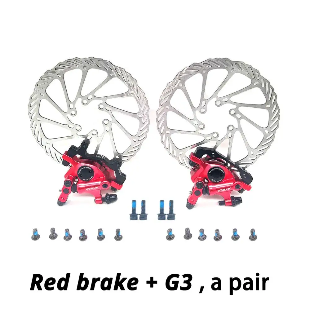 Red with G3 rotor ZOOM XTECH HB100 гидравлическая линия тянет дисковый тормозной цилиндр с роторами HS1 G3 совместим с M375 TX805 MT200 M315 M365 M395 M447 - Цвет: Red with G3 rotor