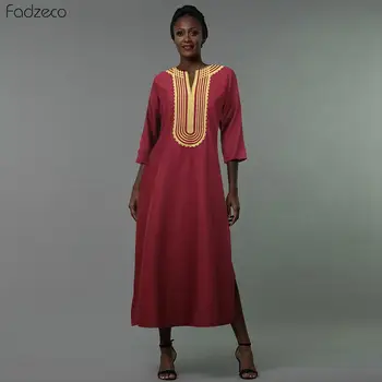 

Fadzeco African Clothing For women Dashiki Outfits Maxi Ankara Dress African Women Gowns Long Sleeve Africa Lady Riche Clothing