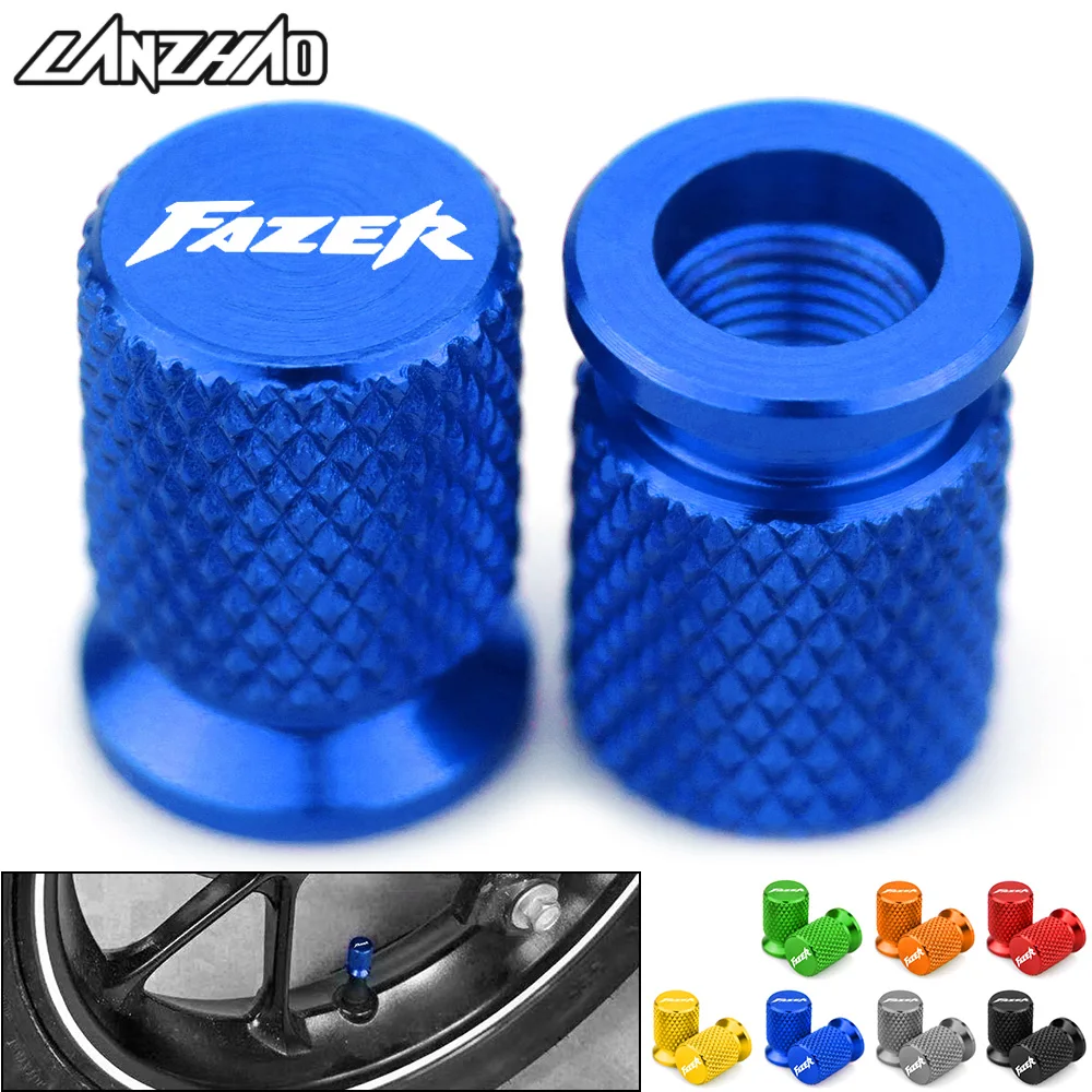 

Fazer Motorcycle Tyre Valve CNC Aluminum Tire Air Port Stem Cover Cap Accessories for Yamaha Fazer 125 150 FZ1 FZ6 FZ7 FZ8 FZ9