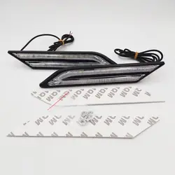 Super Bright LED Daytime Running Lights - Waterproof, Universal Fit, 33 LEDs (White)