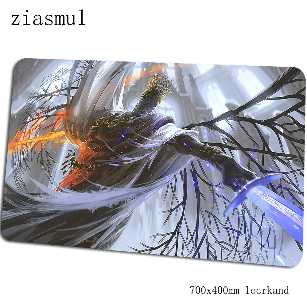 Dark souls 3 коврик для мыши 700x400x3 мм игровой коврик для мыши большой коврик для геймера Милая игровая компьютерная настольная клавиатура со встроенной мышью подставка для запястья игровые коврики - Цвет: Size 700x400x3mm