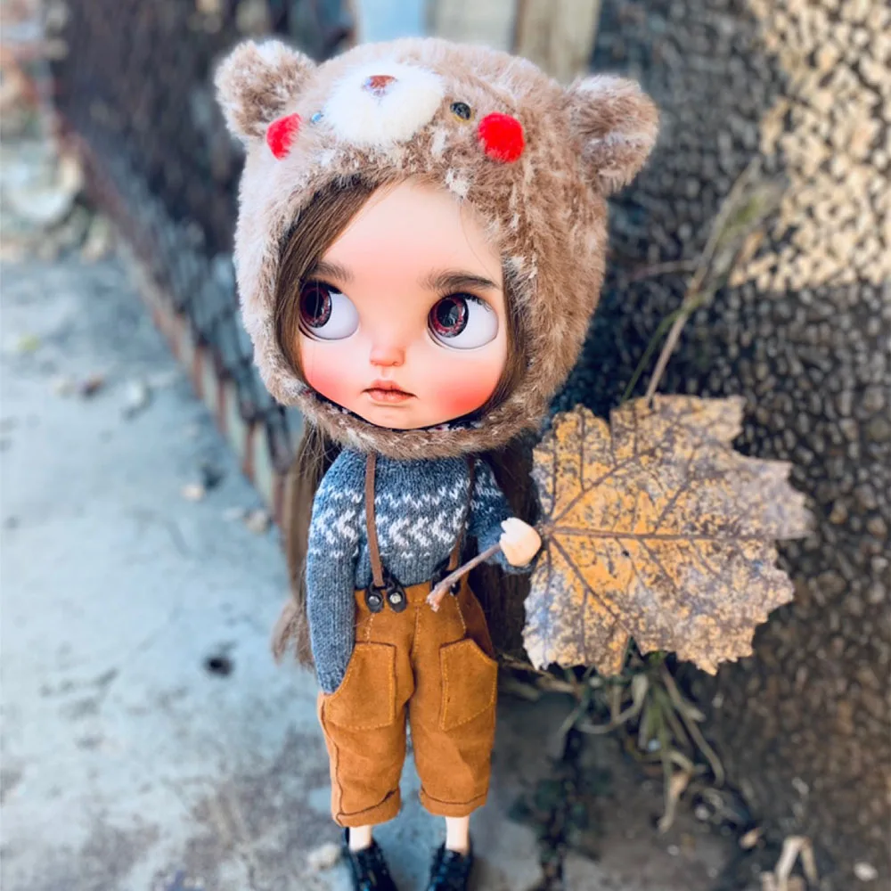 Blyth Doll NBL 1/6 BJD индивидуальное матовое лицо большие глаза модный шар для макияжа