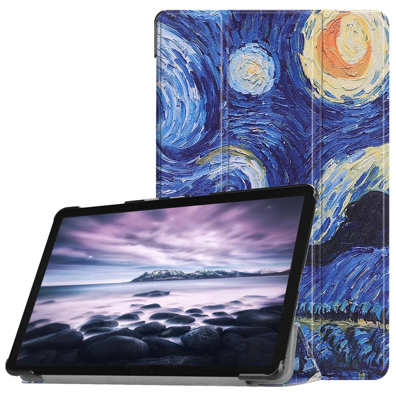 Ультратонкий чехол из искусственной кожи для Samsung galaxy Tab A 10 5 2018 SM T590 T595 T597 планшета
