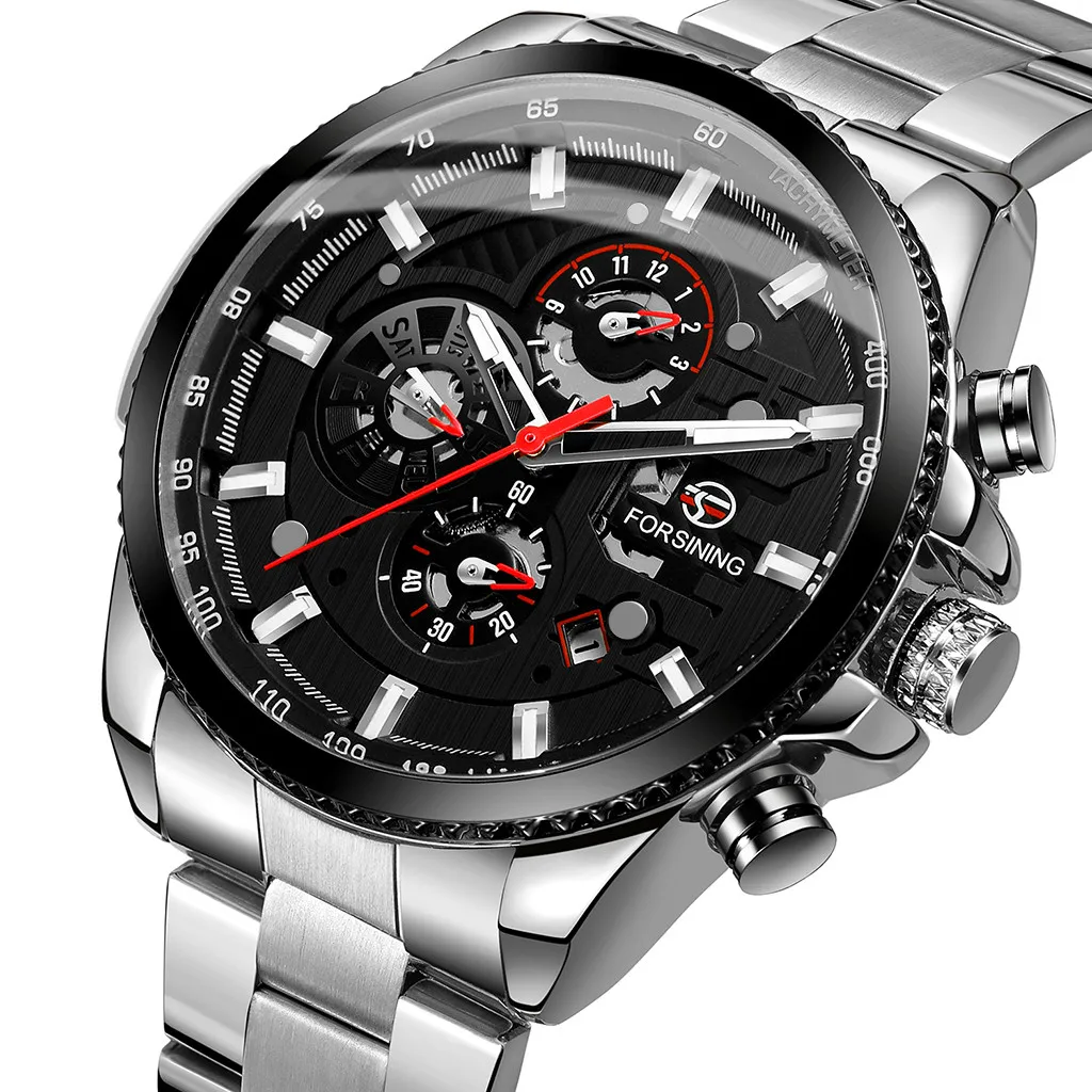 Relojes Hombre мужские s часы лучший бренд класса люкс автоматические механические часы мужские черные деловые часы мужские s большие часы