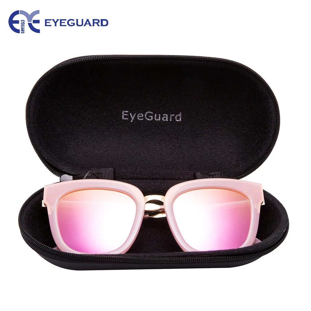 EYEGUARD поляризационные негабаритные солнцезащитные очки кошачий глаз для Для