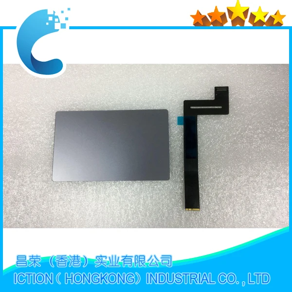Original Grey Space Gray Color A1706 Trackpad Touchpad with Cable For Macbook Pro Retina 13.3'' A1706 Trackpad Year wired trackpad