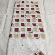 Цветные ткани Dentelle швейцарские кружева ткань из Дубая вуаль Suisses Африканский нигерийский кружевной ткани Высокое качество 5 ярдов