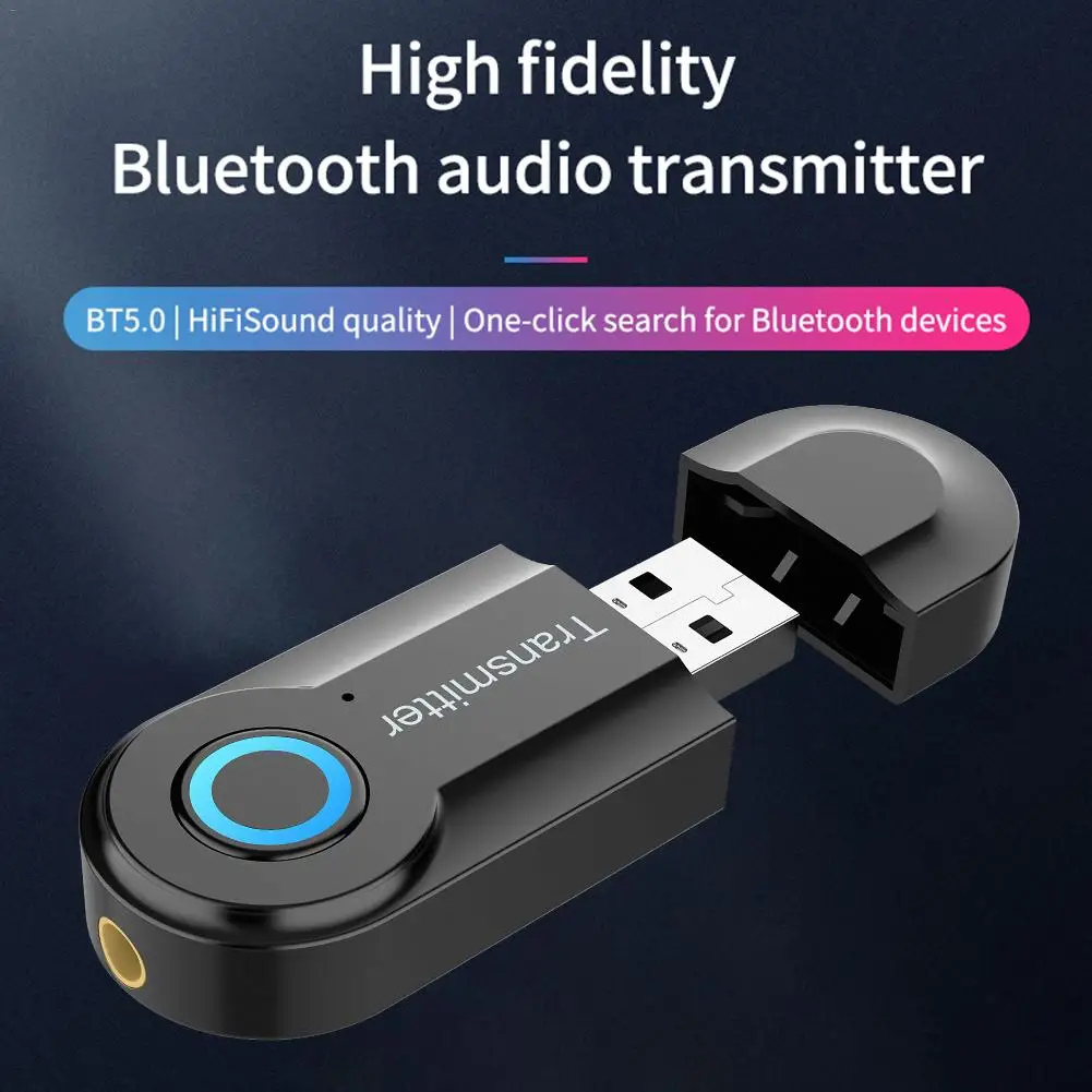 USB Bluetooth передатчик 5,0 беспроводной аудио адаптер компьютер Bluetooth адаптер передатчик для ТВ ПК Наушники Аксессуары