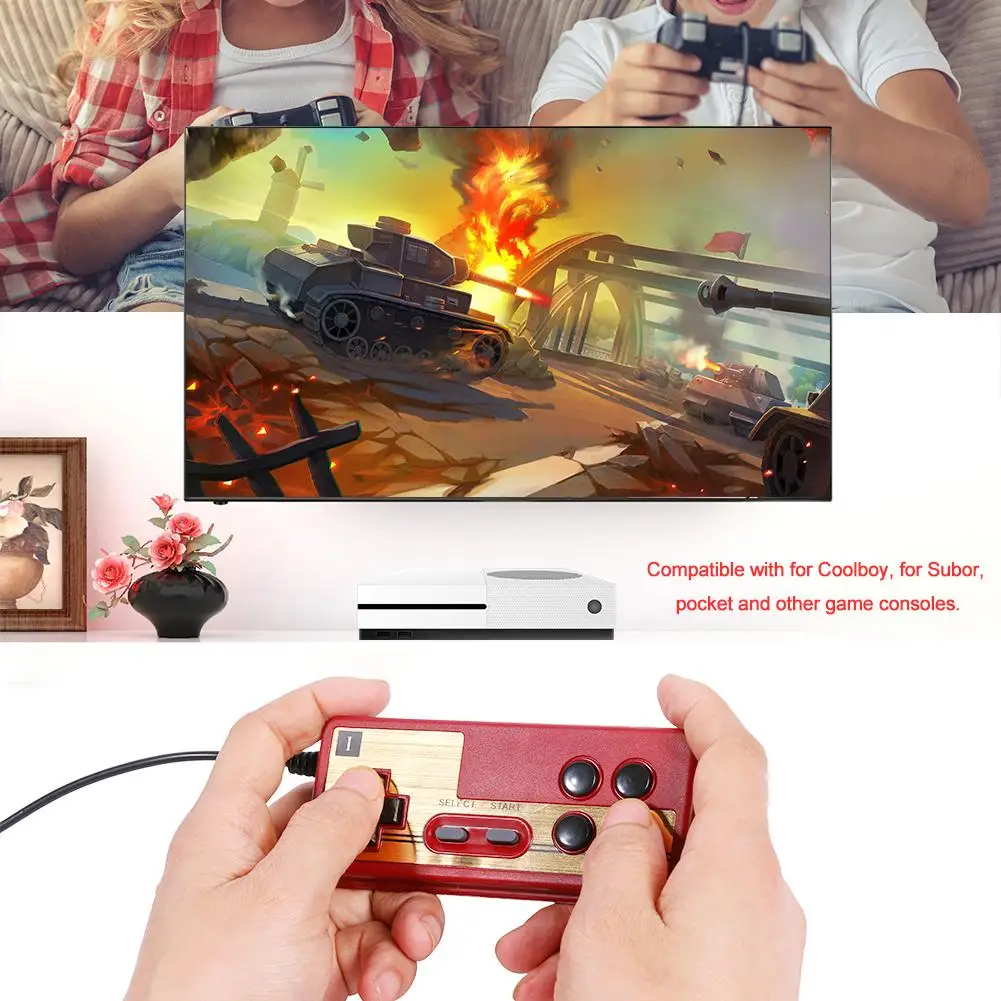  8 Ʈ TV      ÷̾ ڵ Gampad Ʈѷ for Coolboy for Subor