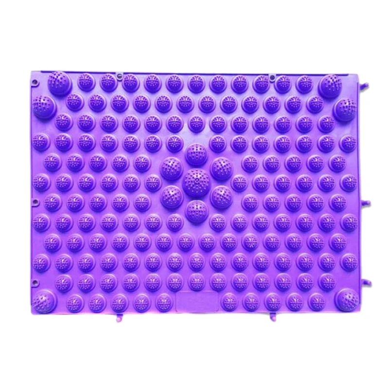 Purple Новая прочная рефлексотерапия подушка для массажа ног давление кровообращение пластина для массажа - Цвет: Purple