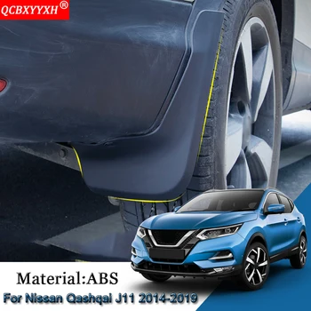 

ABS Car Mud Flaps Splash Guard Mudguard Mudflaps Fender External Cover For Nissan Qashqai J11 2014-2019 Rogue Sport 2017-2019