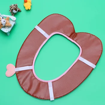 

Toilet Mat with Handle Simple Style Closestool Mat Durable Useful Toilet Seat Cover Pads for Home Bathroom (Pink)