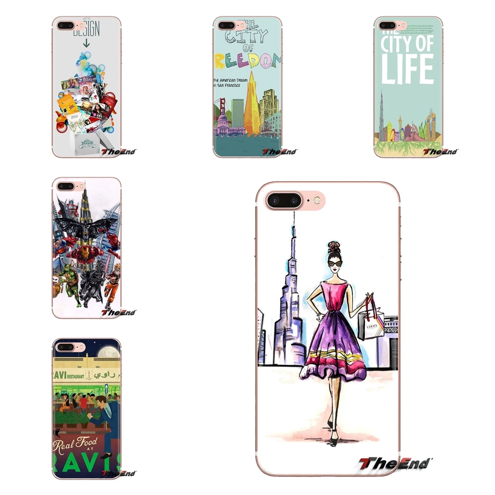 For Huawei Nova 2 3 2i 3i Y6 Y7 Y9 Prime Pro GR3 GR5 2017 2018 2019 Y5II Y6II Soft Transparent Shell Covers Dubai Cartoon |