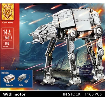

1168pcs Compatible 10178 Star Wars At-at The Robot Electric With motor RC Building Blocks DIY Toy Birthday Gift for kid Toys