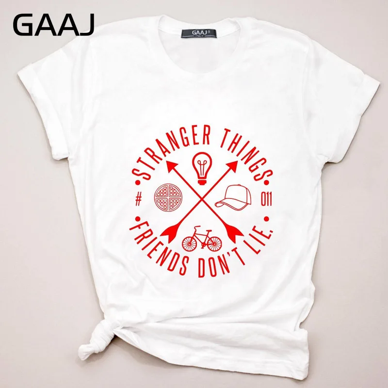 GAAJ "странные вещи Харадзюку" футболка Женская Плюс Размер графическая женская футболка винтажная модная футболка женская 5TD9S - Цвет: 2
