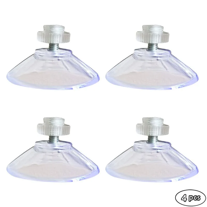 

4Pcs M4 Thread 40mm Suction Cups With Knurled Nut Clear for Kitchen Suction cup with screw Storage Hanger home tools