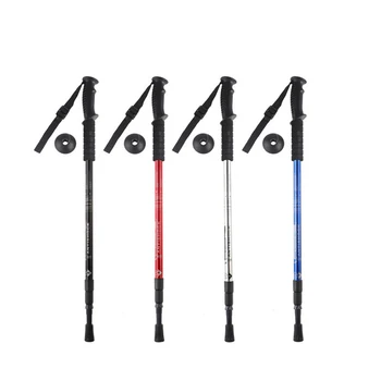 

Collapsible Trekking Pole Sticks 3 Section Absorbent Breathable Camping
