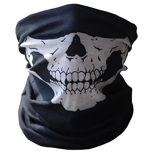 Skull01 Skull Bandana Magic Neck Gaiter Skeleton Zombie Seamless Face Mask Shield Running Cycling Fishing Bike Headband Ghost Tube Scarf - Цвет: Skull01