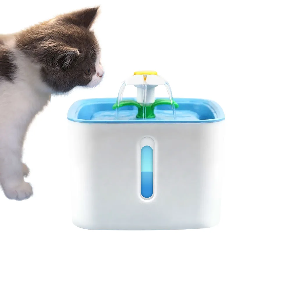 

2.5L Automatic Pet Cat Water Fountain LED Electric USB Dog Cat Pet Mute Drinker Feeder Bowl Pet Drinking Fountain Dispenser
