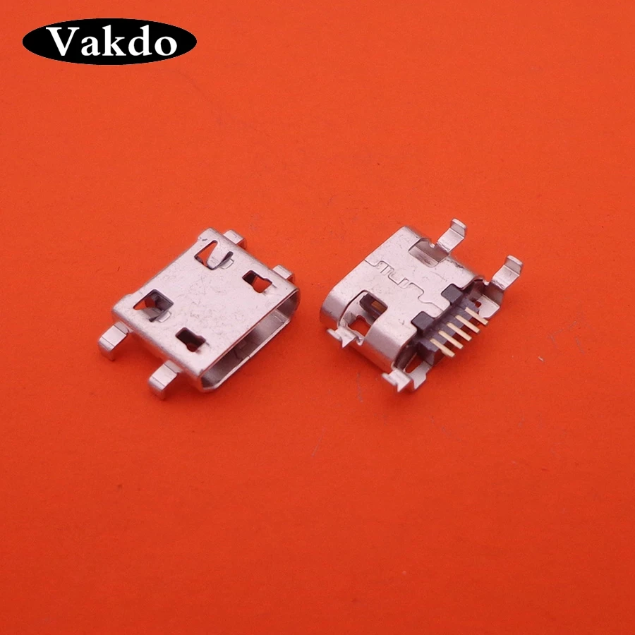 50 шт./лот 4DIP 5P Micro USB разъем V8 порт зарядки разъем Micro USB разъем для Lenovo Tablet PC мобильных телефонов нетбуков