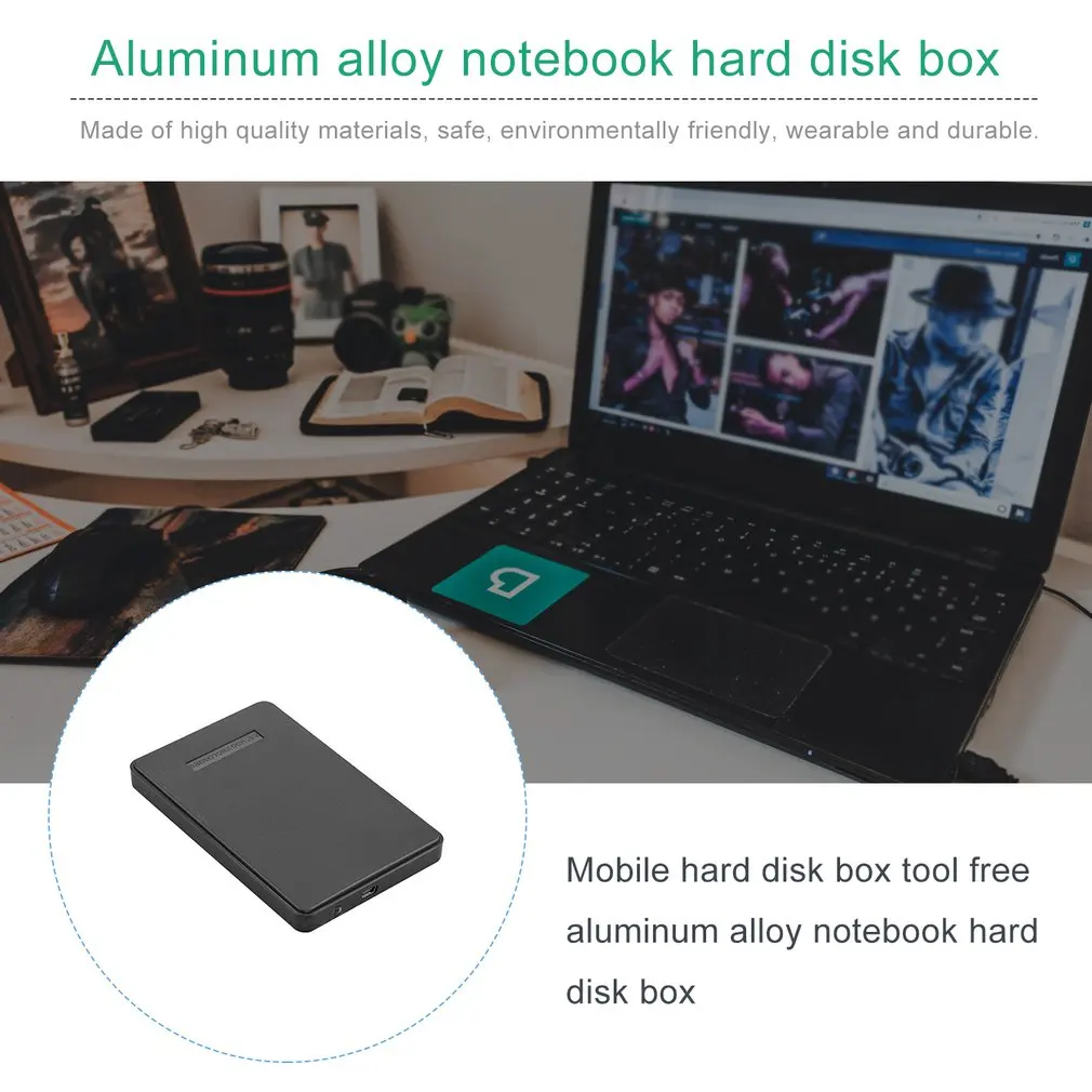 USB2.0 USB3.0 USB3.1 мобильный жесткий диск 2,5 дюймов USB SATA Безвинтовой ноутбук последовательный порт твердотельный диск коробка