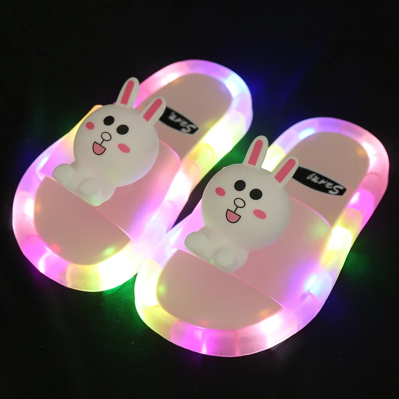 boys light up slippers